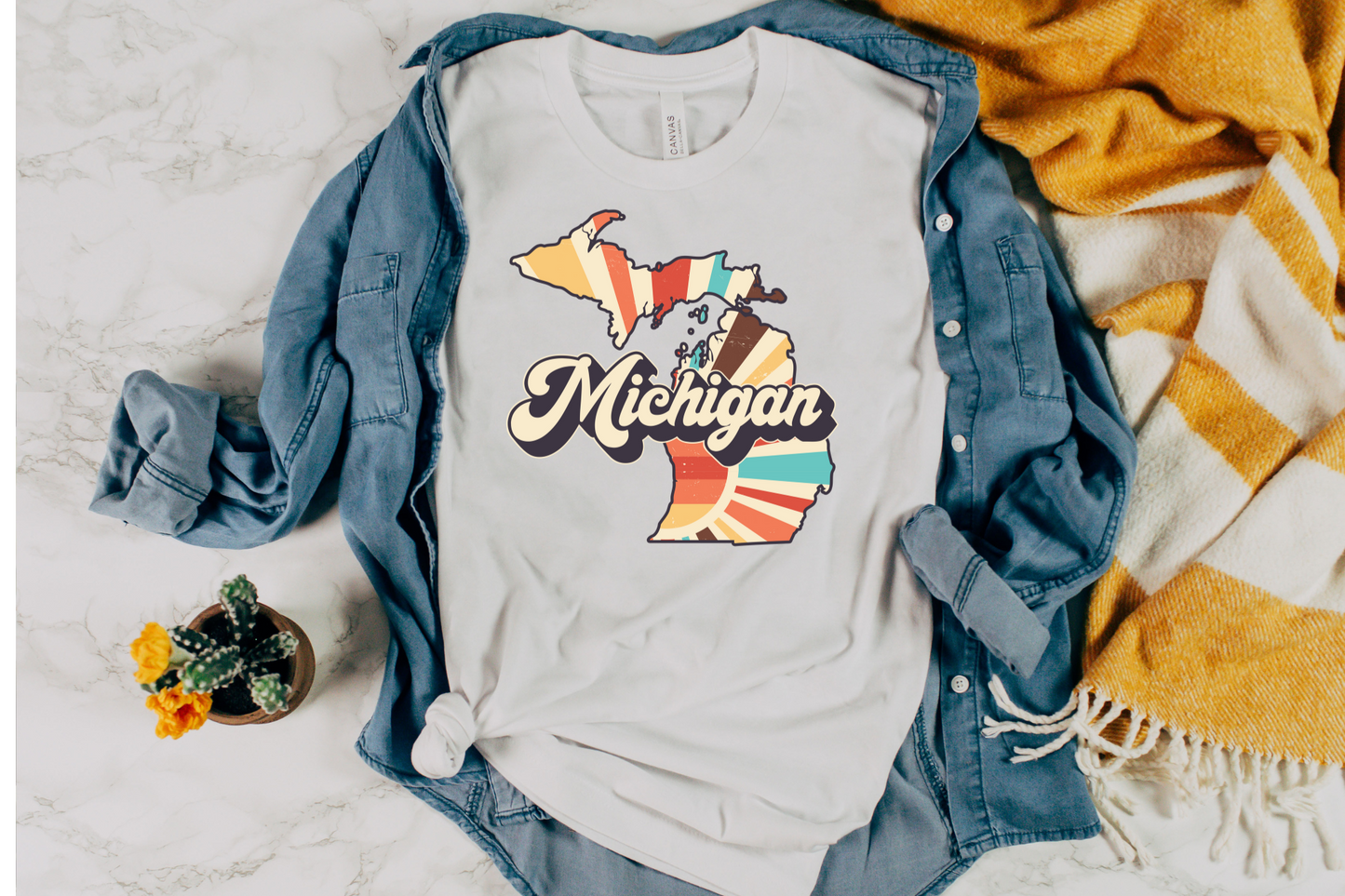 Retro Michigan T-Shirt