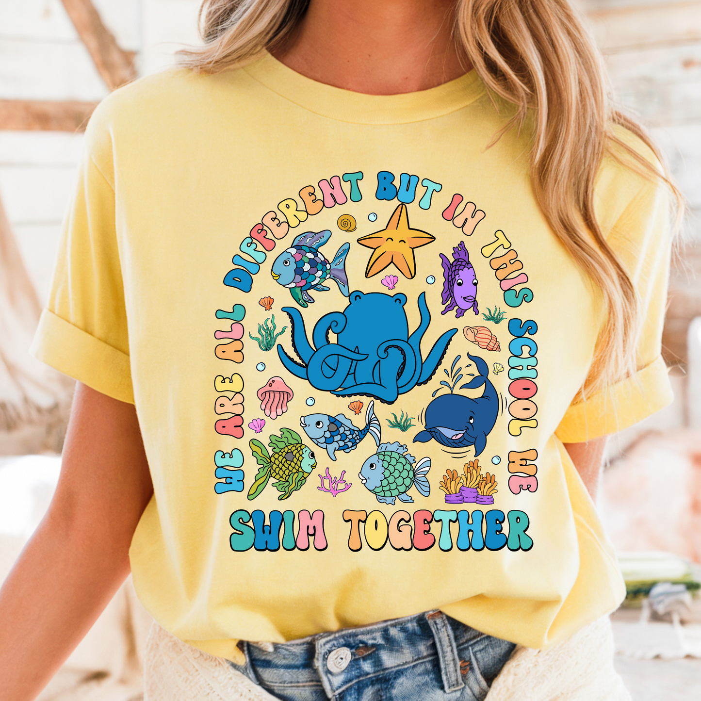 In This School We Swim Together T-shirt