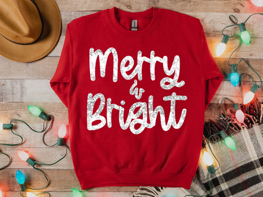 Merry & Bright Crewneck Sweatshirt