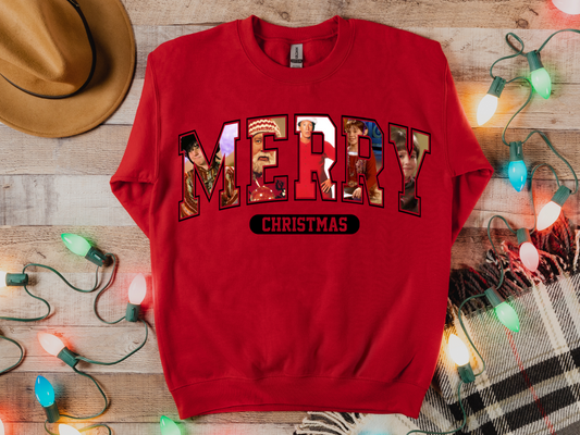 Santa Movie Crewneck Sweatshirt