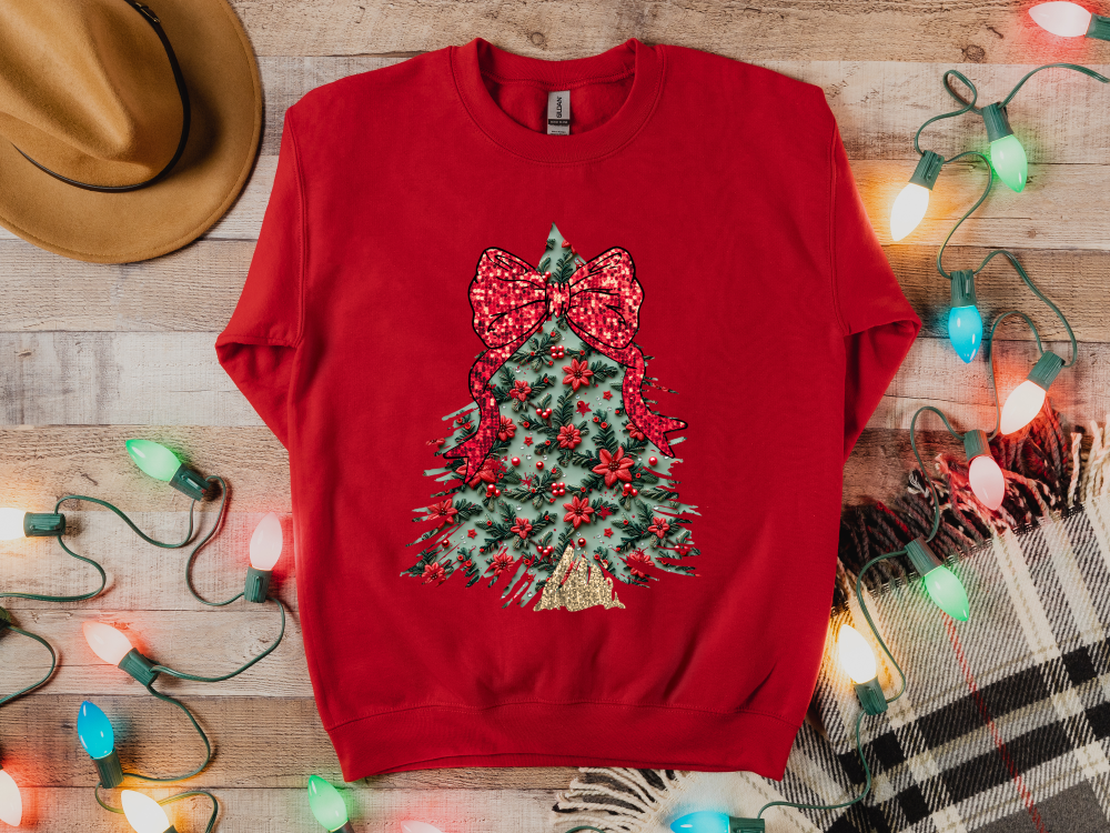 Christmas Tree Crewneck Sweatshirt