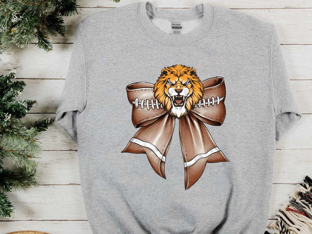 Lions Bow Crewneck Sweatshirt