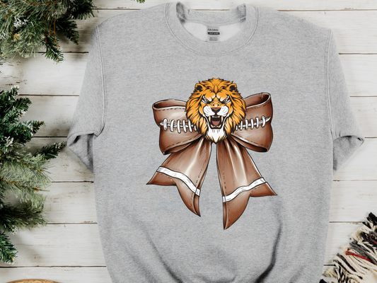 Lions Bow Crewneck Sweatshirt