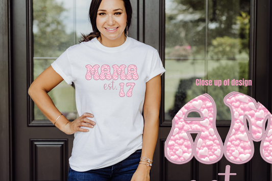 Hearts Mama T-shirt