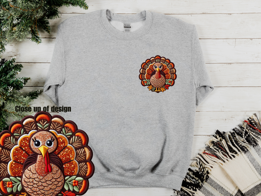 Turkey Crewneck Sweatshirt