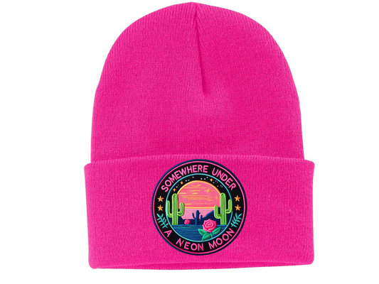 Neon Moon Winter Hat