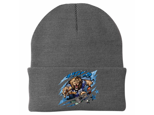 Lions Grey Winter Hat