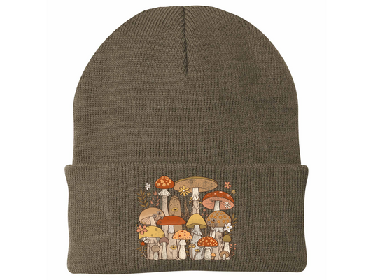 Mushrooms Winter Hat