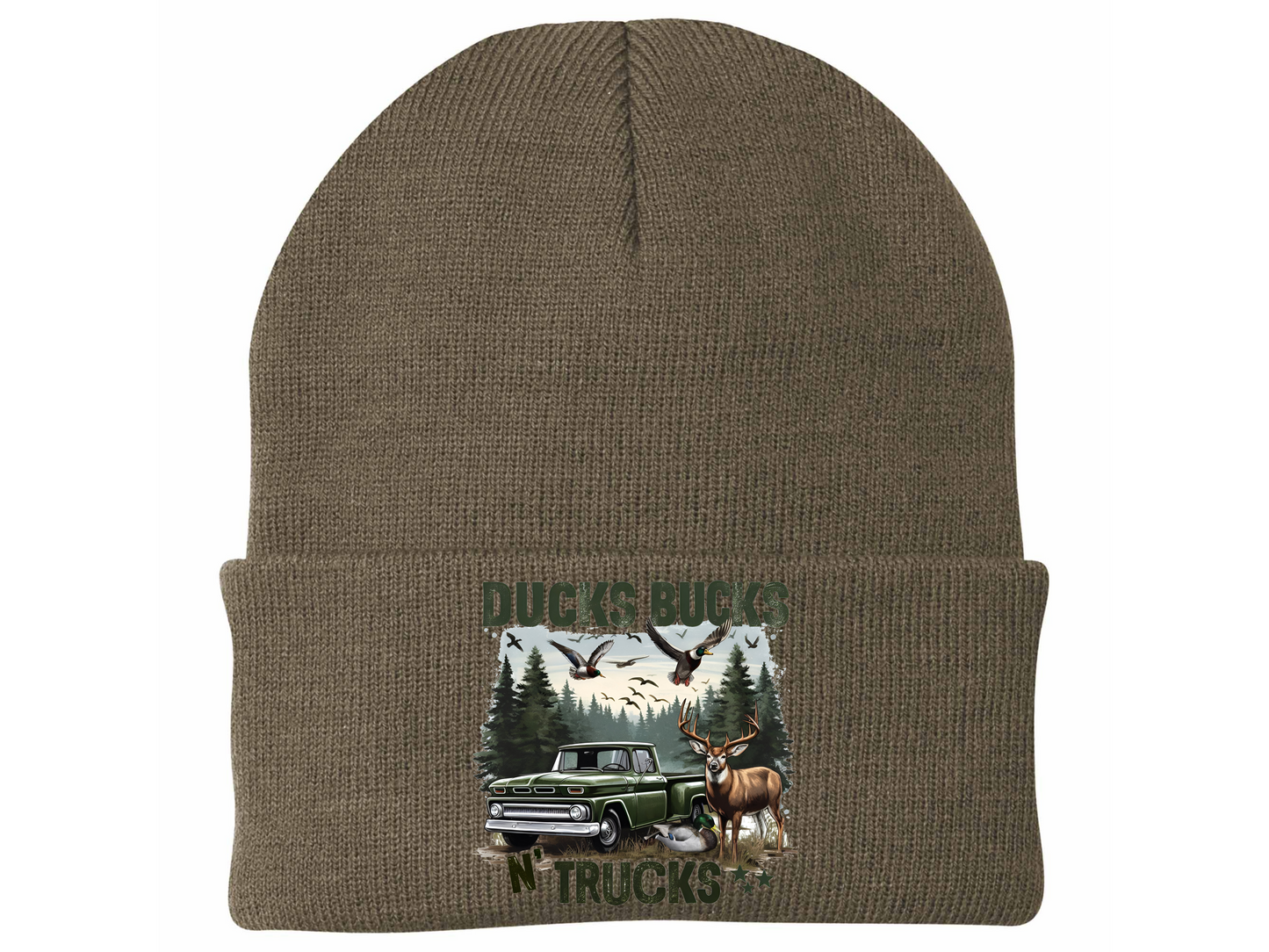 Ducks Bucks N Trucks Winter Hat