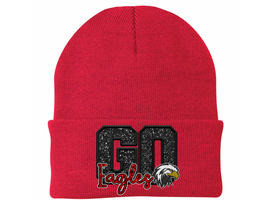 Go Eagles Red Winter Hat