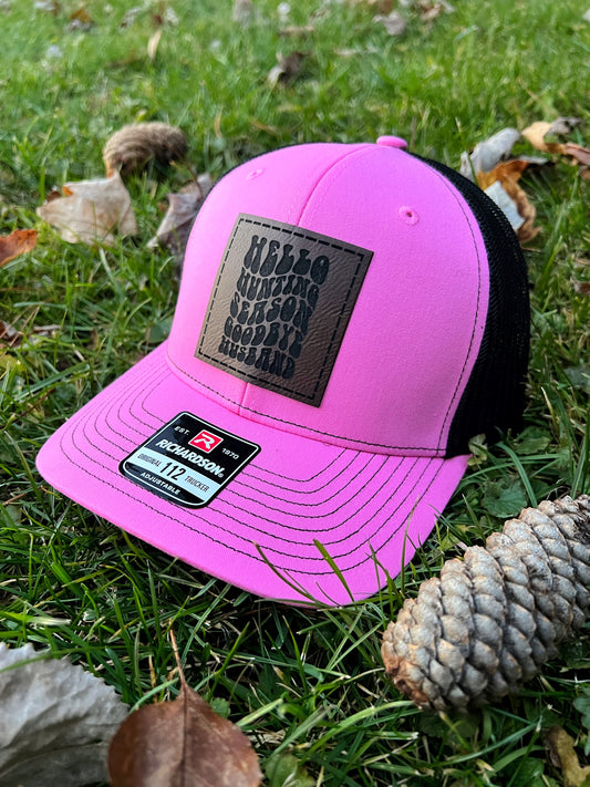 Hello Hunting Season Patch Hat