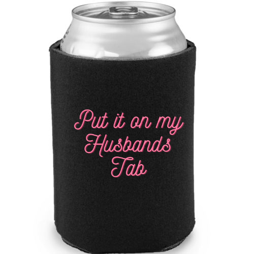 Pink Husbands Tab Can Cooler