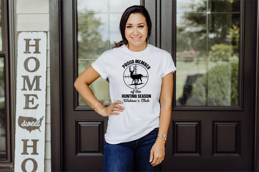 Hunting Season Widow's Club T-shirt