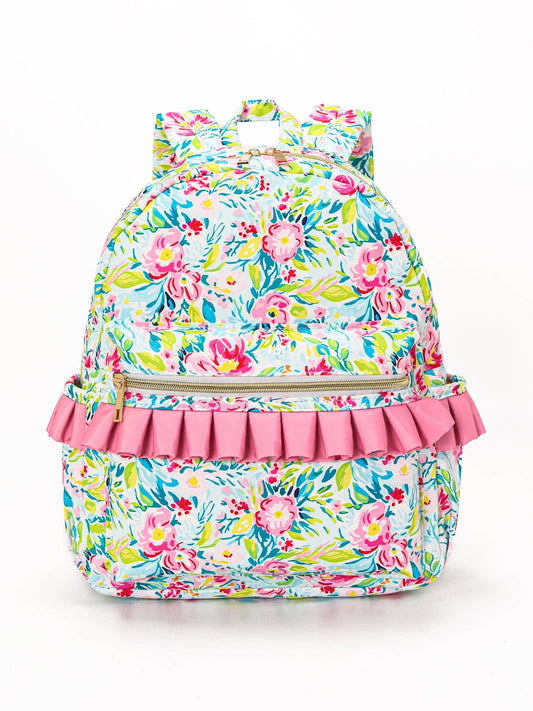 Pink Ruffly Backpack Bags – Savage Creations LLC